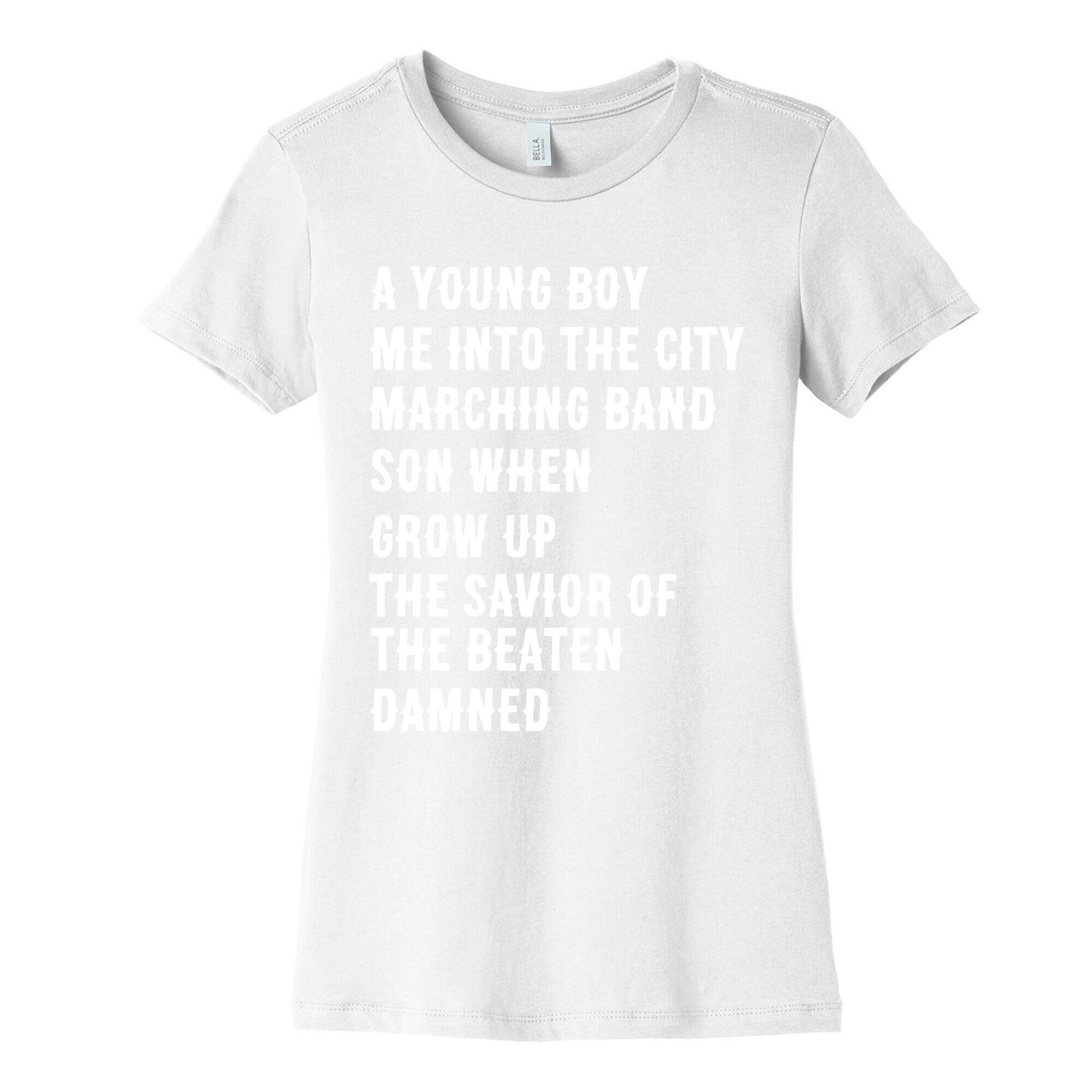 When I Was a Young Boy (1 of 2 pair) Women's Cotton Tee